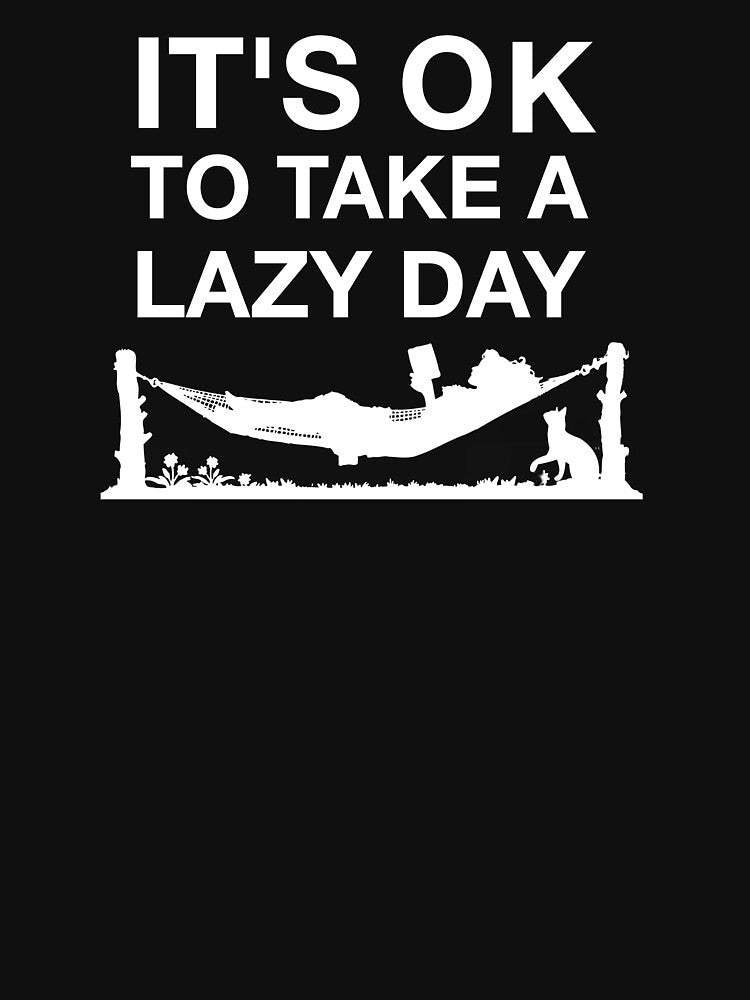 It's OK to take a lazy day. Just a book, a hammock and my cat. by Danicus666