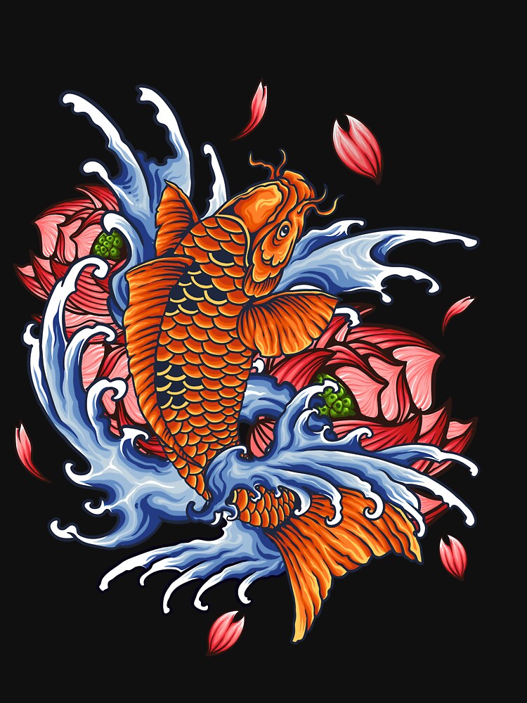 Japanese fish hold up Slim Fit T-Shirt by JobaBreezy