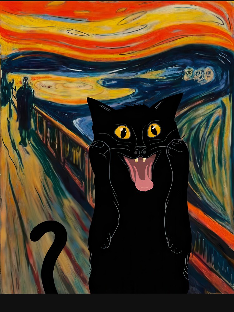 The Cat Scream by Angry Swan Designs