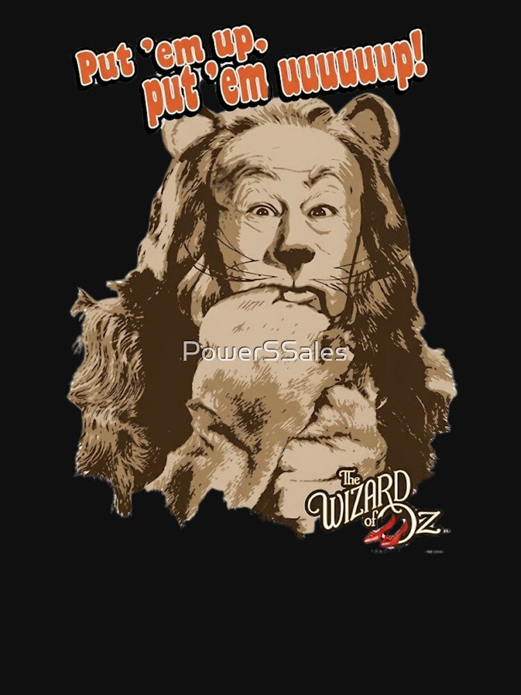 Put ’Em Up Lion Funny Wizard of Oz Shirt by PowerSSales