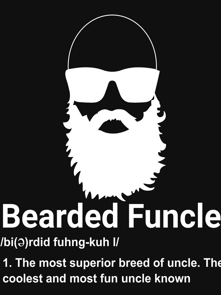Bearded Funcle Funny Uncle Definition by knilelent