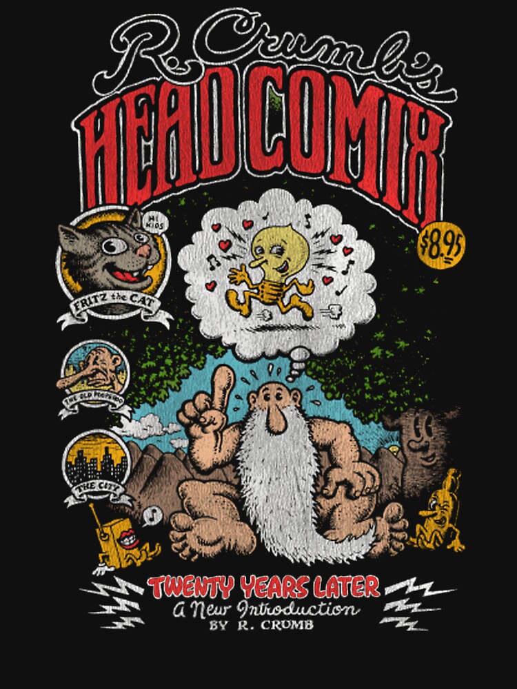 Mr Natural, Fritz The Cat, DISTRESSED, Robert Crumb by mosubbima