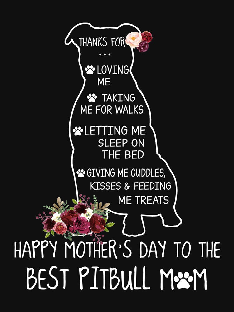 Best Pitbull Mom Funny Dog Mom Idea For Mothers Day Long Sleeve TShirt116 by etamarapk