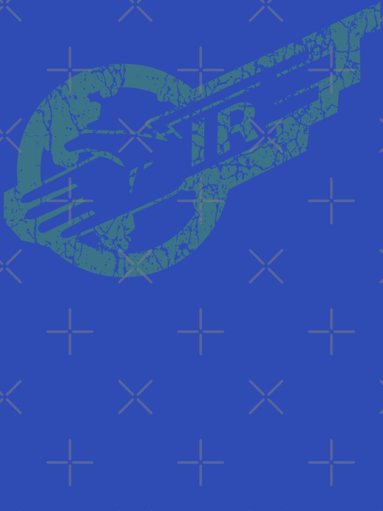 Vintage Thunderbirds International Rescue Emblem Blue by OpheliaThree