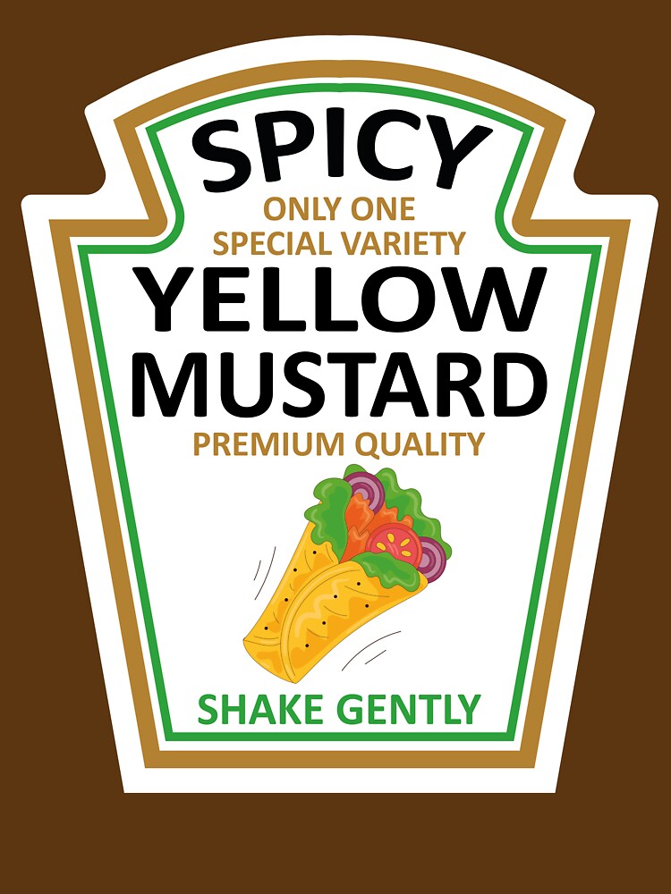 Yellow Mustard Ketshup Pretend Im a taco spicy hot sauce by NADIASHOP86