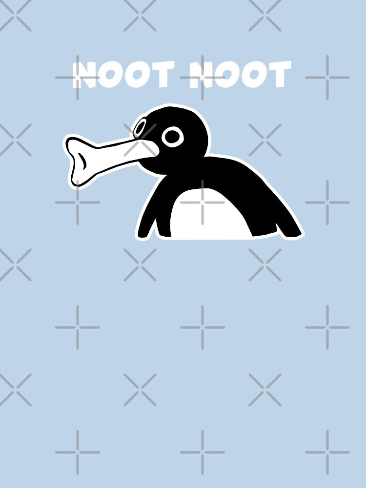 Noot Noot Pingu Meme (Light Blue BG) by FilipeFerreira