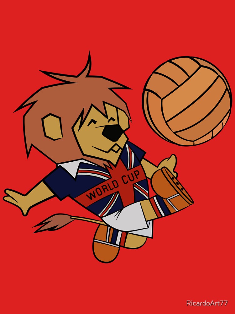 England World Cup 1966 Willie Football by RicardoArt77
