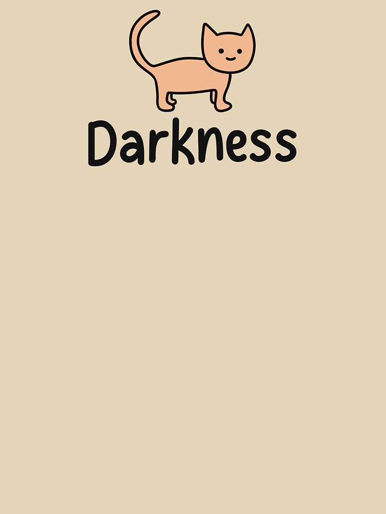 Darkness Funny Cat by Skull Fern