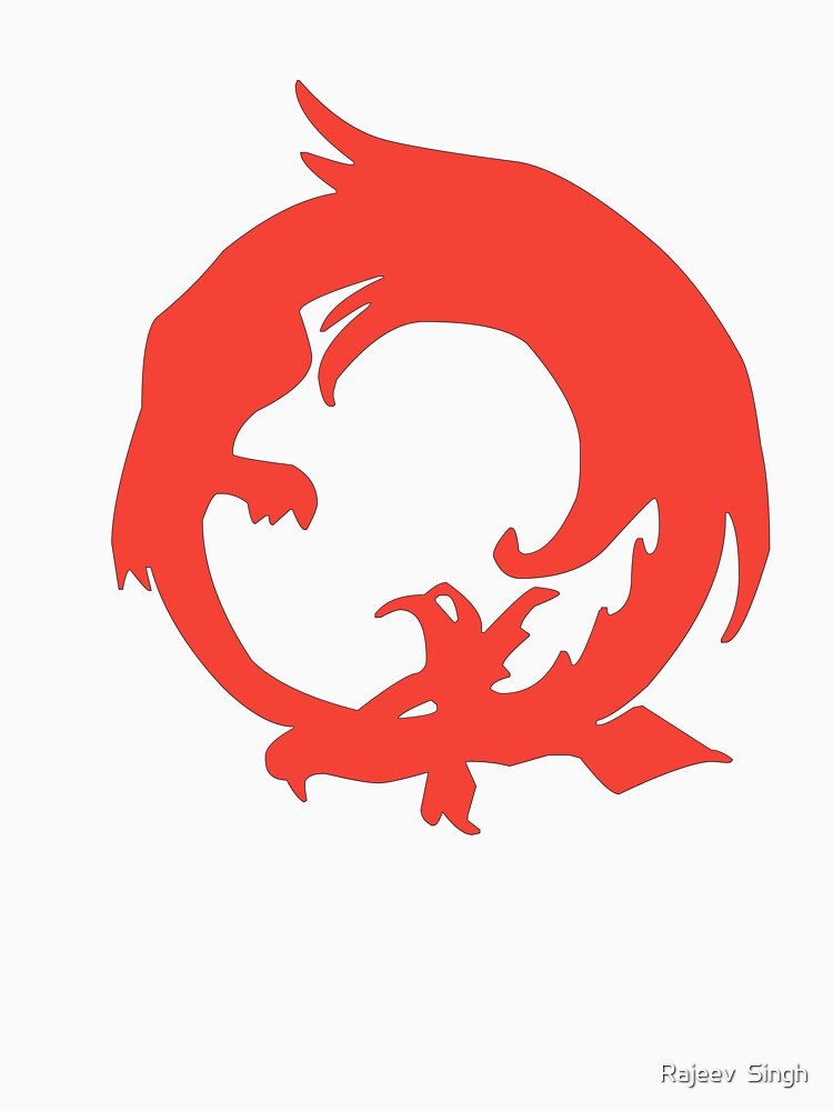Dragon Initial Monogram O by Rajeev Singh