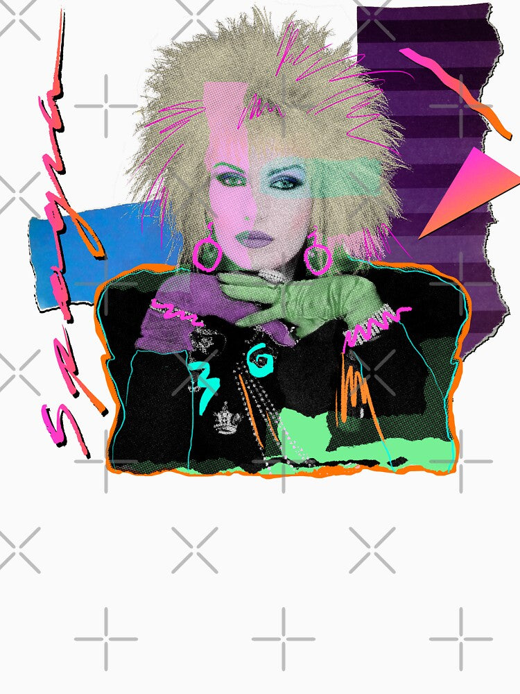 IVANA 80S STYLE COLORS PURPLE BACKGROUND by DISCODISCOMX by DiscoDiscoMx