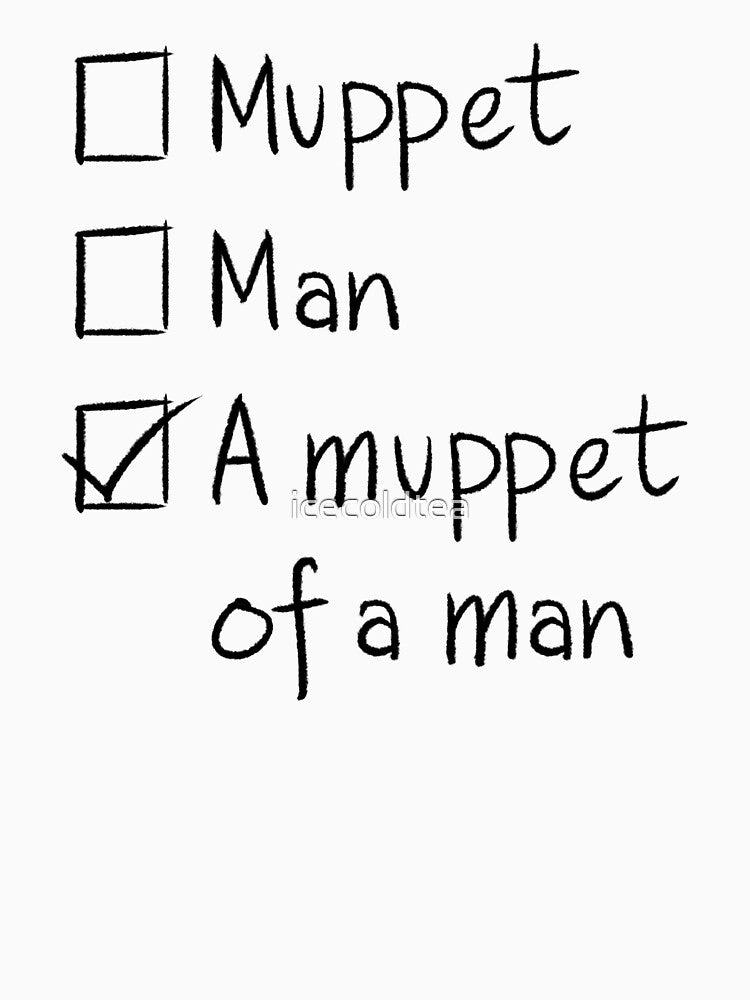 Muppet or Man by icecoldtea