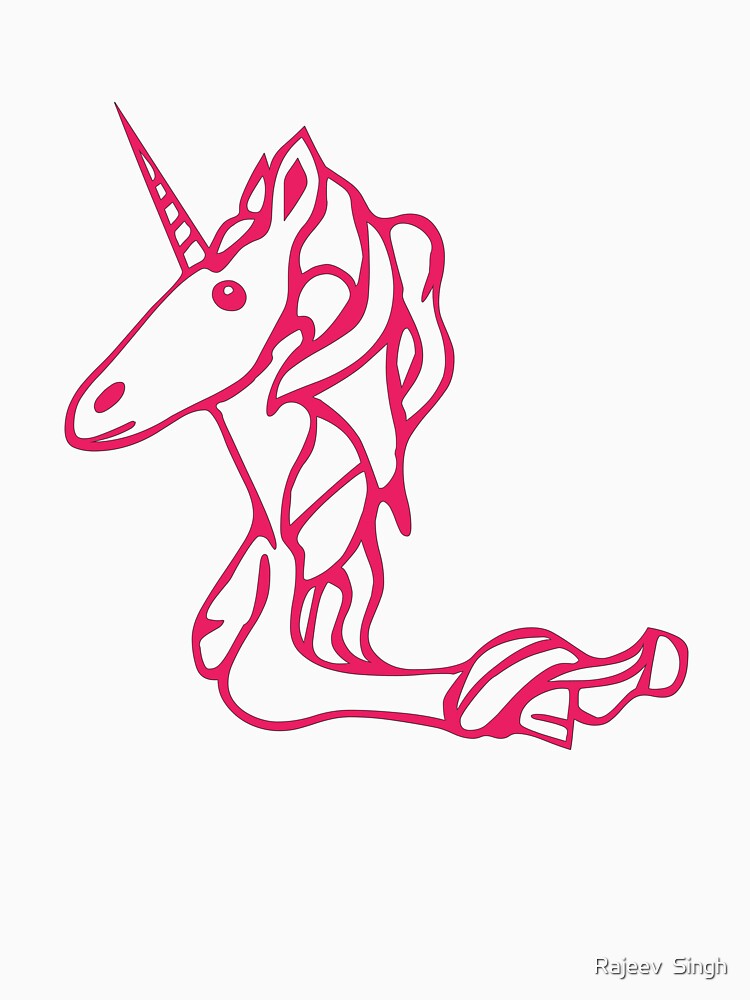 Unicorn Initial Monogram L by Rajeev Singh