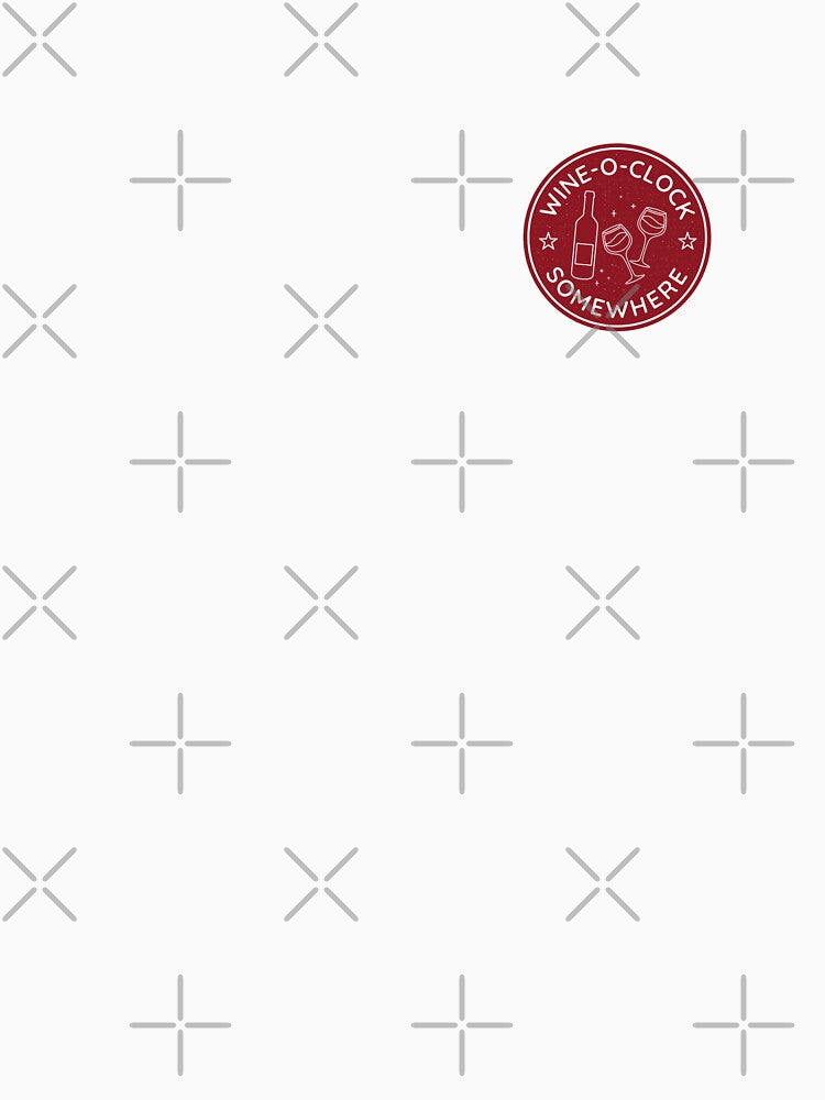 Copy of Copy of Wine O'clock Somewhere Seal - Wine Lover - Red by maura41