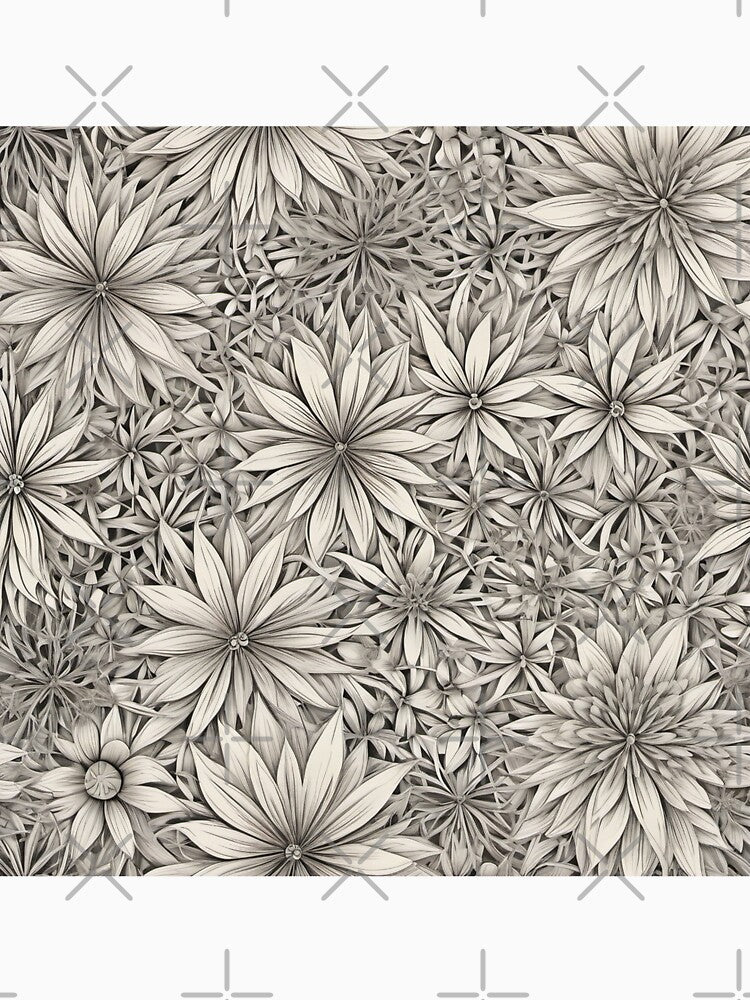 Hand Drawn Flowers 2 by HebaRK Studio