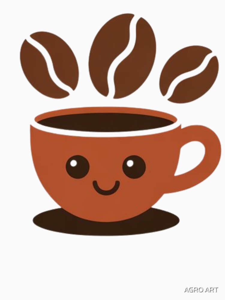 Coffee Lover Design –Cute Coffee Cup by AGRO ART