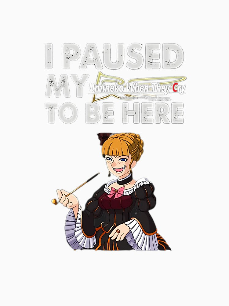 I paused my Umineko When They Cry to be here by Goldenvexa