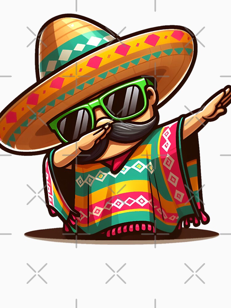 Dabbing Mexican Poncho Cinco De Mayo by Isabella ✔️ ✔️