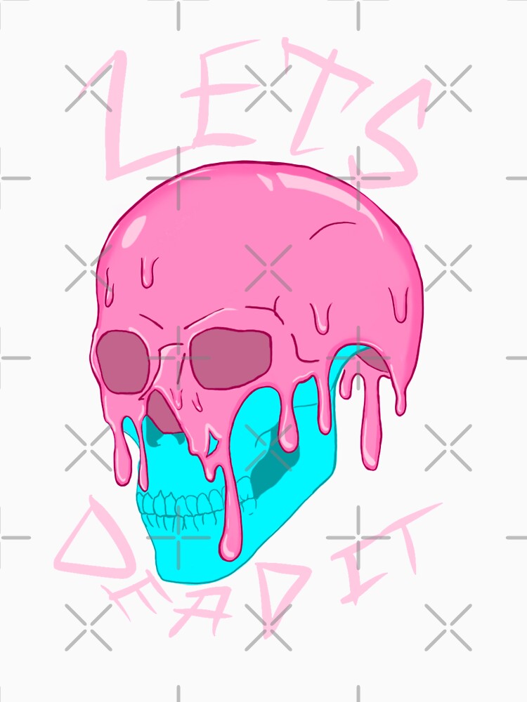 Let’s dead it Cotton candy skull by Nunsketchy