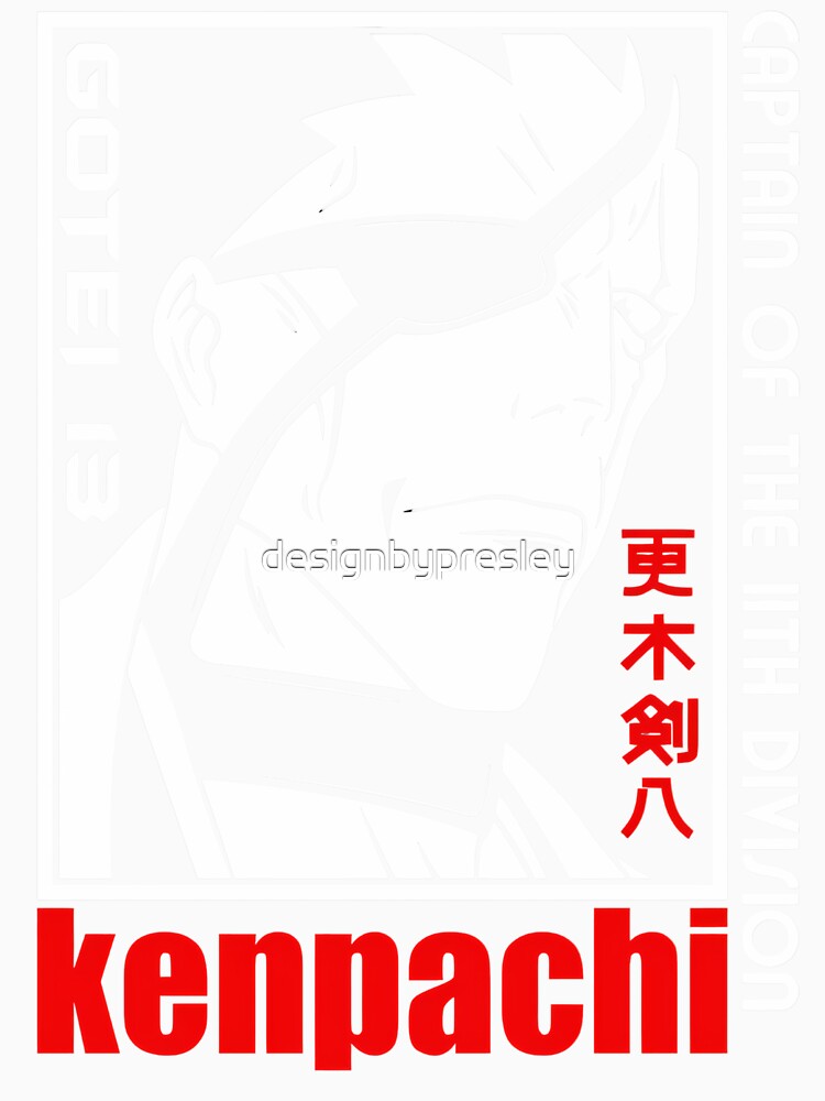 Captain of the 11th Division Kenpachi by designbypresley