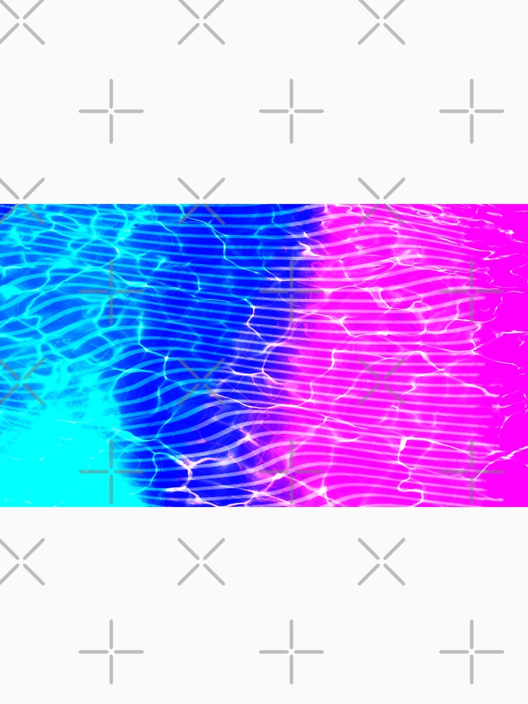PURPLE AND BLUE OCEAN WAVES by xBLACKSTAR