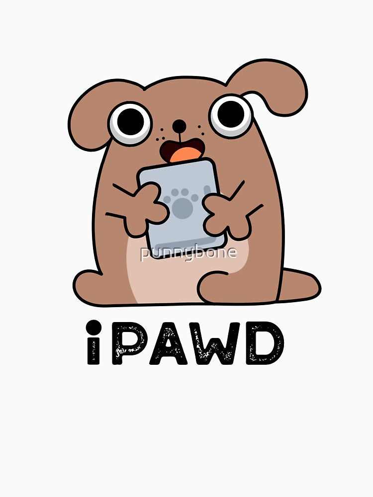 iPawd Cute Doggie Tablet Pun by punnybone