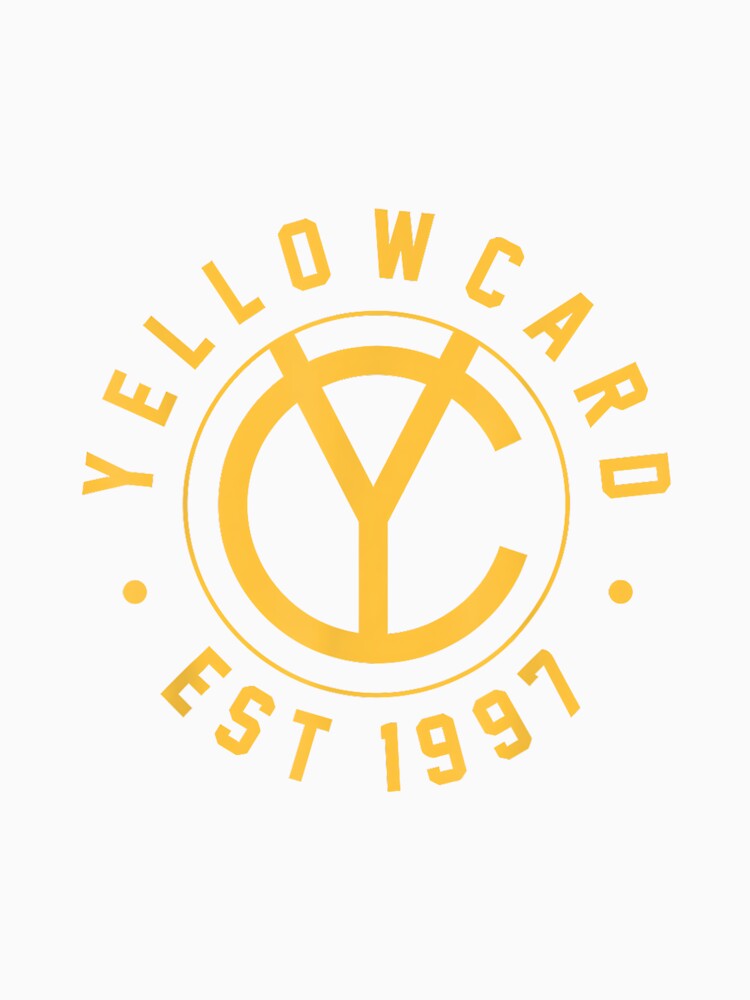 Yellowcard Yellow Logo Short Sleeve Tee, Men's Unisex, Small by KudoJunichironl