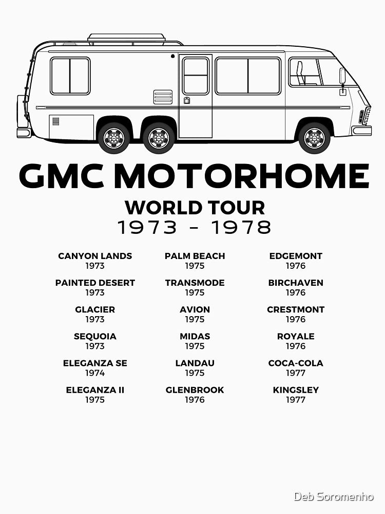 GMC Motorhome World Tour by Deb Soromenho