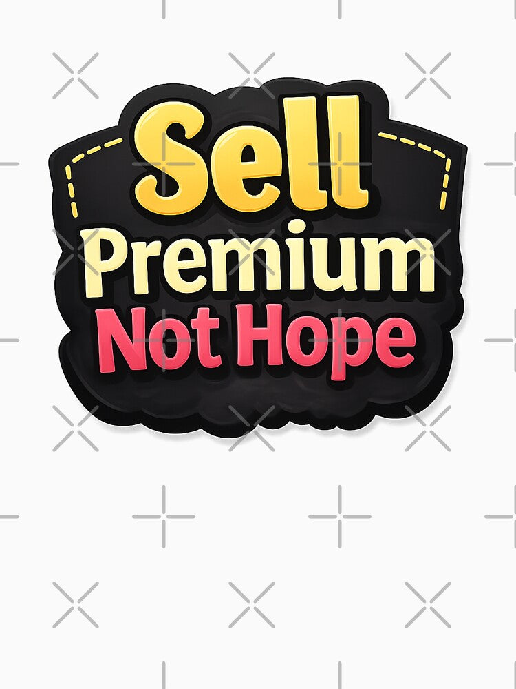 Sell Premium Not Hope – Options Trader Shirt | Theta Gang Options Trading by VolatilityEdge