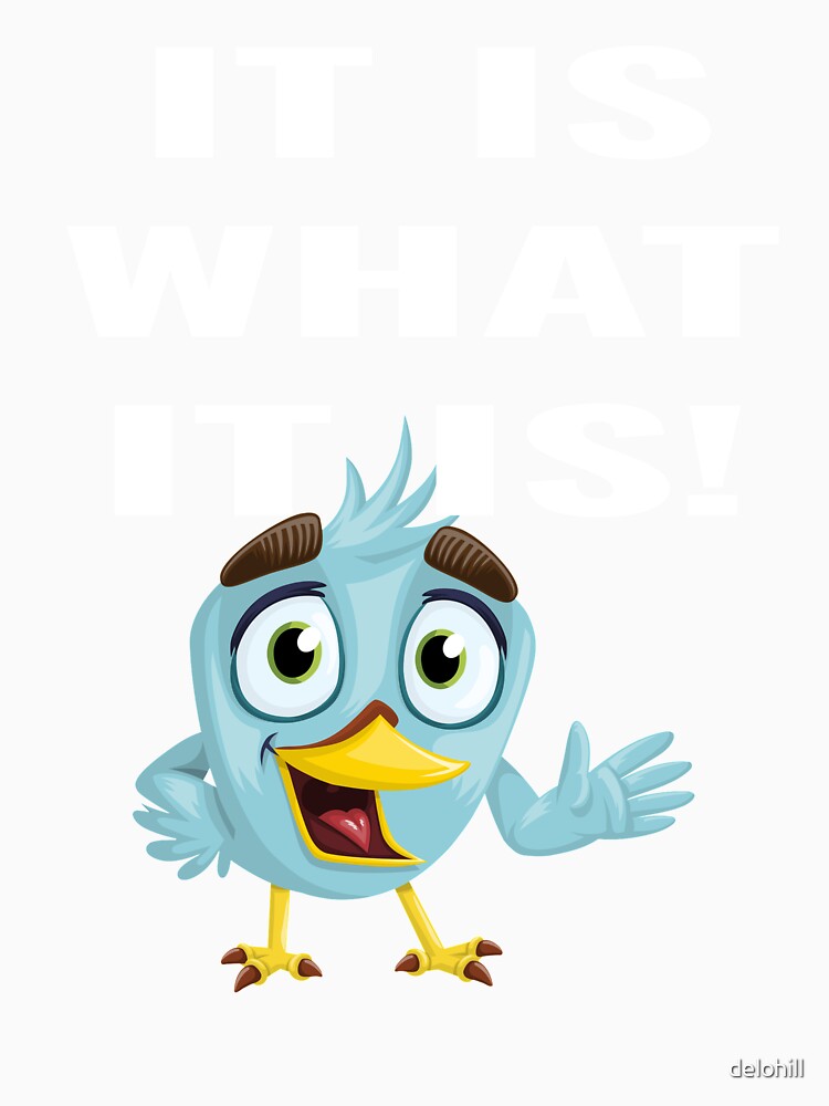 It Is What It Is Meme Quote Design For People Who Love Text Quote Apparel by delohill