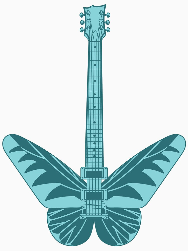 Grunge Butterfly Gutar by Sherockstees