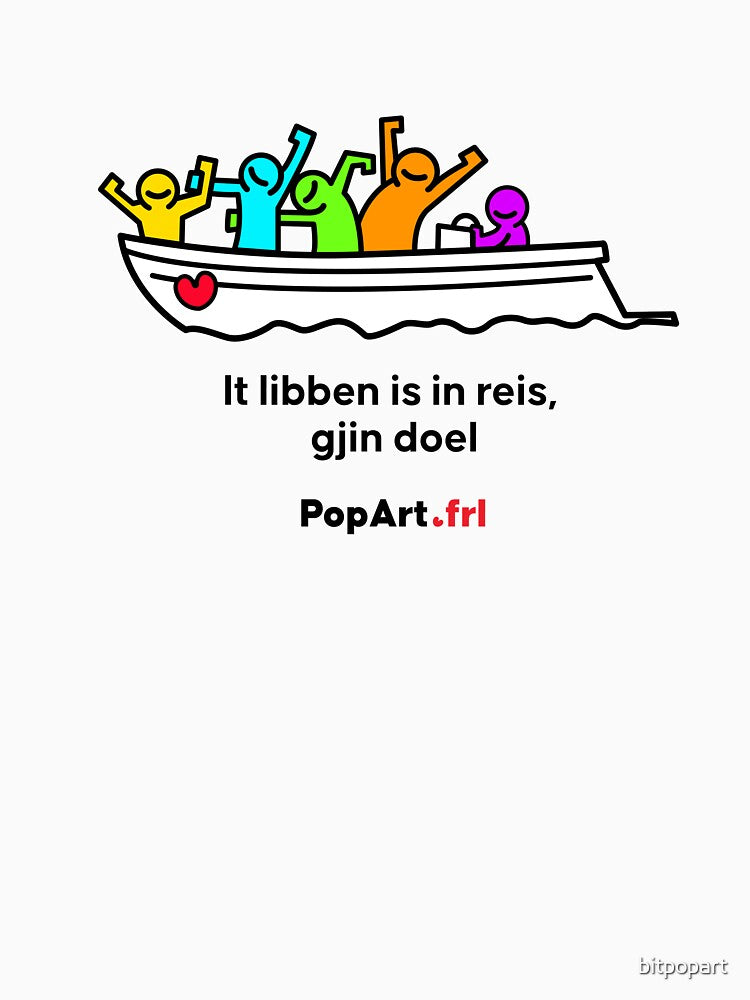 It libben is in reis, gjin doel by bitpopart