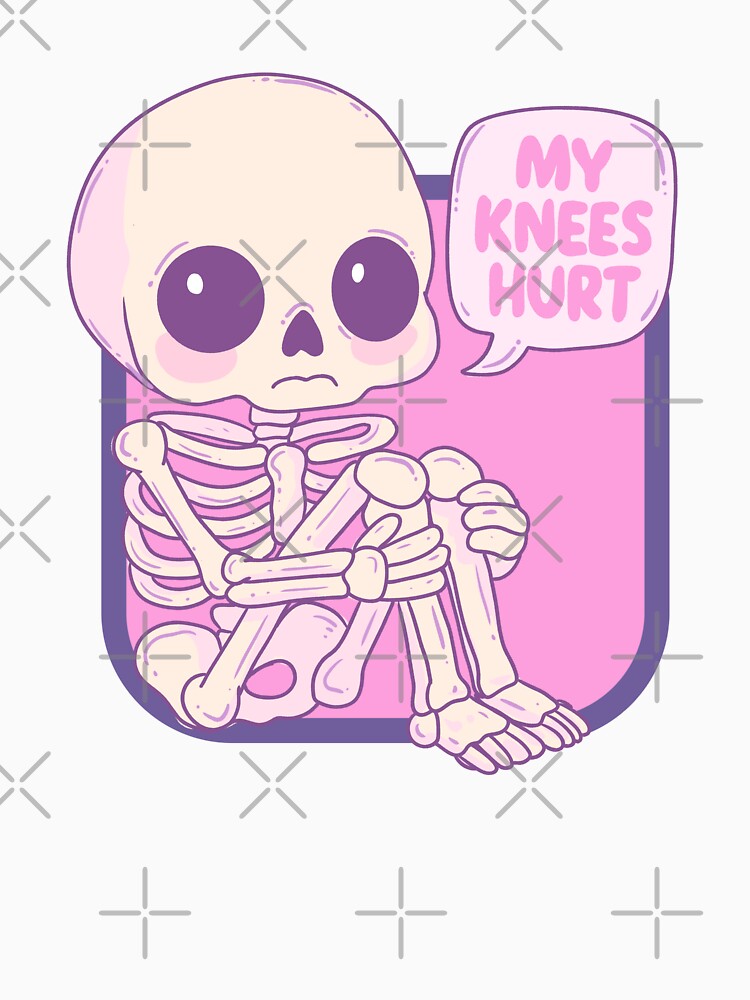 Getting Old Skeleton – My Knees Hurt by Jess.a.creates