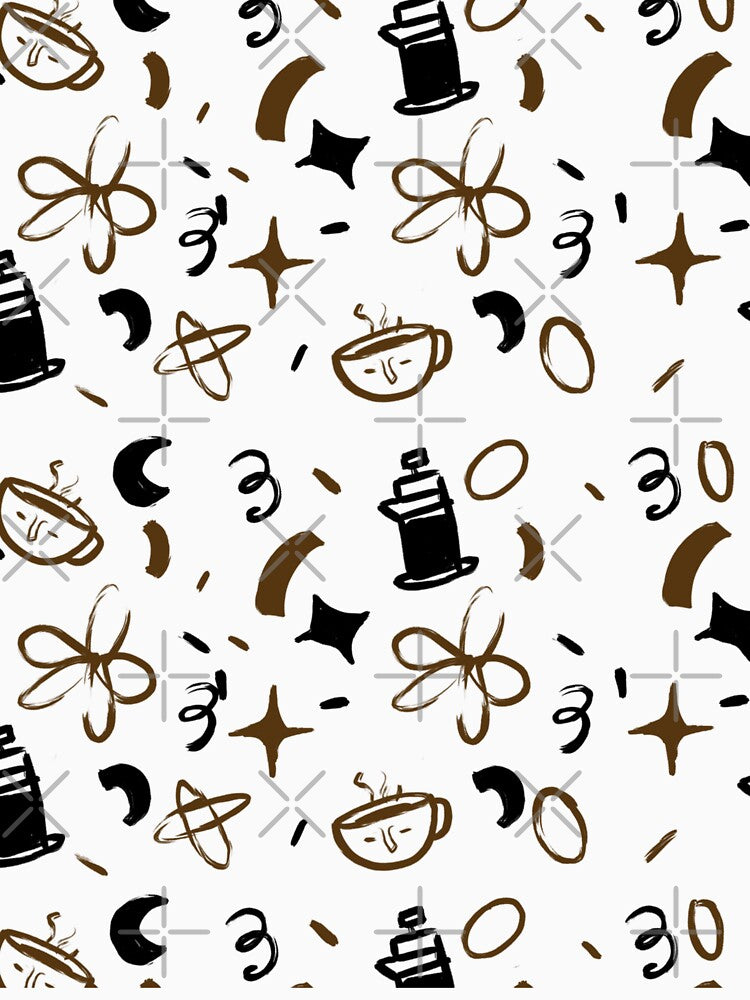 Coffee Cup Pattern Design by BestCoolStuff