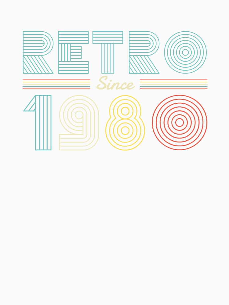 Retro Since 1980 - 80s Birthday Nostalgia by AaaleXX