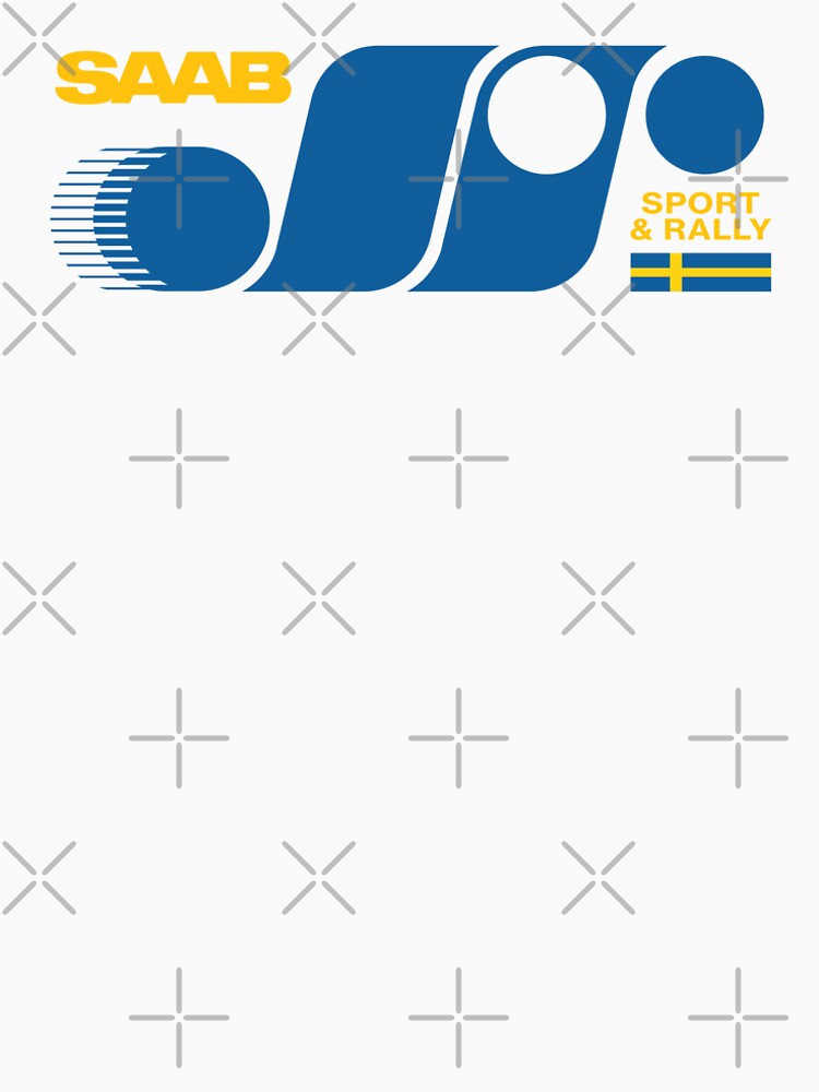 SAAB Sport & Rally Retro Logo by blackdogshop