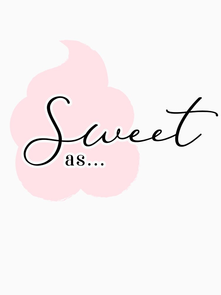 Cotton Candy, sweet as sugar, pink sweet cotton candy by GinyHappyLogo