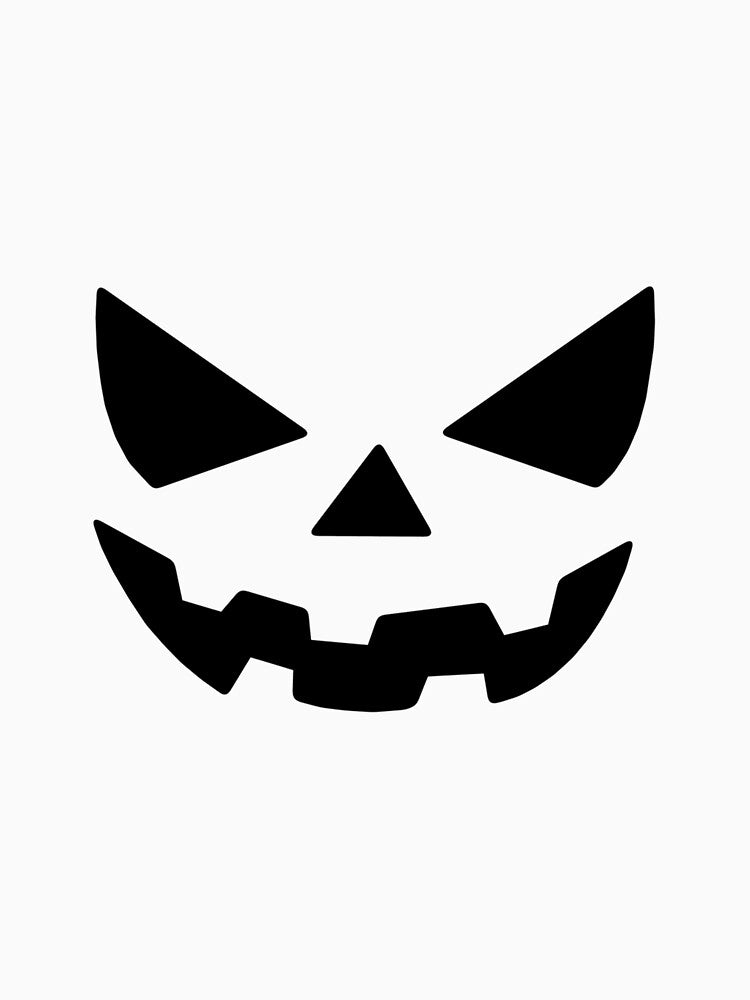 Pumpkin Face Spooky Jack O Lantern Halloween Kids Adults by ElaineOSantamar