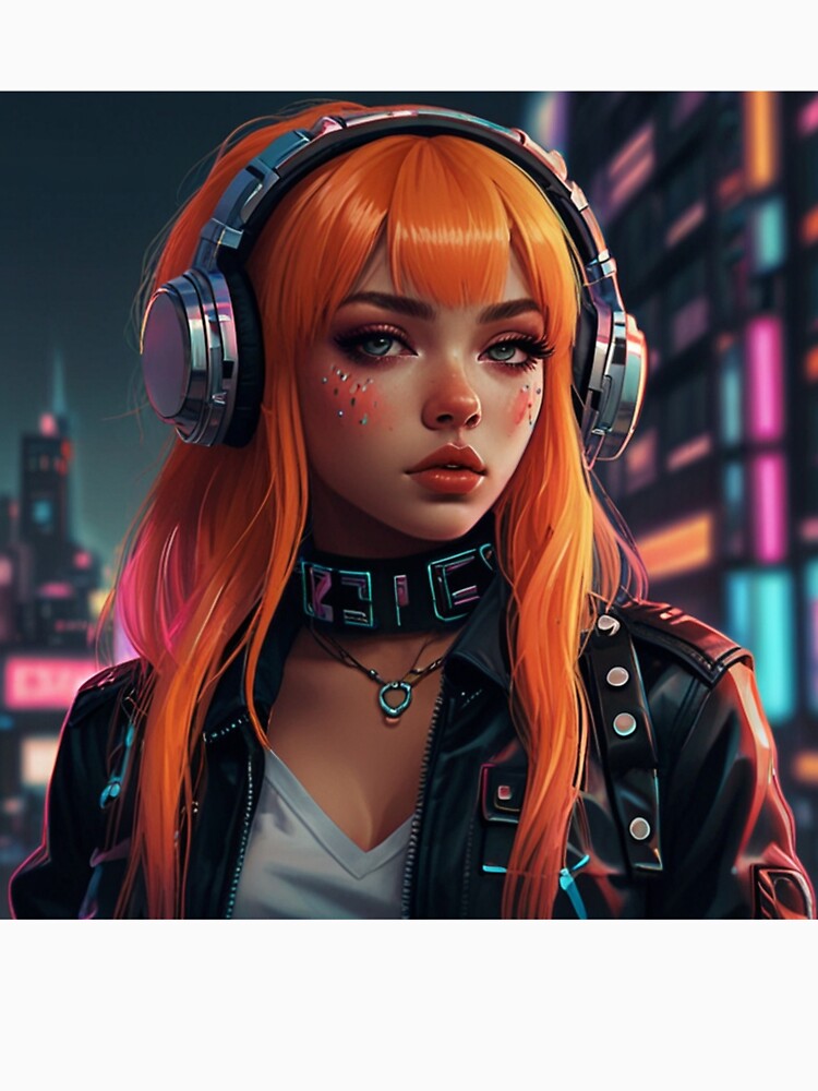 Decora Kawaii Cyber Aesthetic Art | Shattered Techwear Anime Design by Joy-boy-op