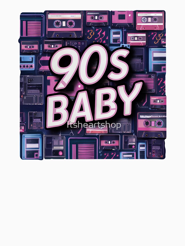 90s Baby With Cassette Tapes by Itsheartshop