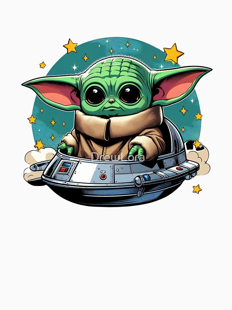 Spaceship Grogu by DrewLora