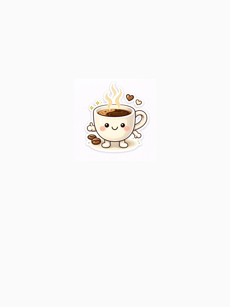 Cute Kawaii Coffee Cup Stickers by hasm7
