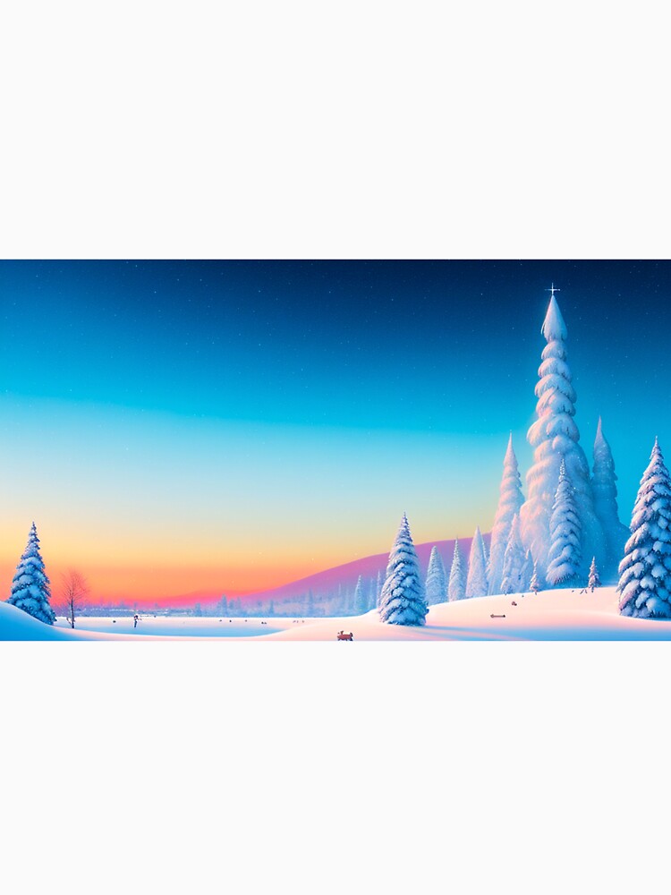 The Angel's Heavenly Snowy Plain by Nathan Z.