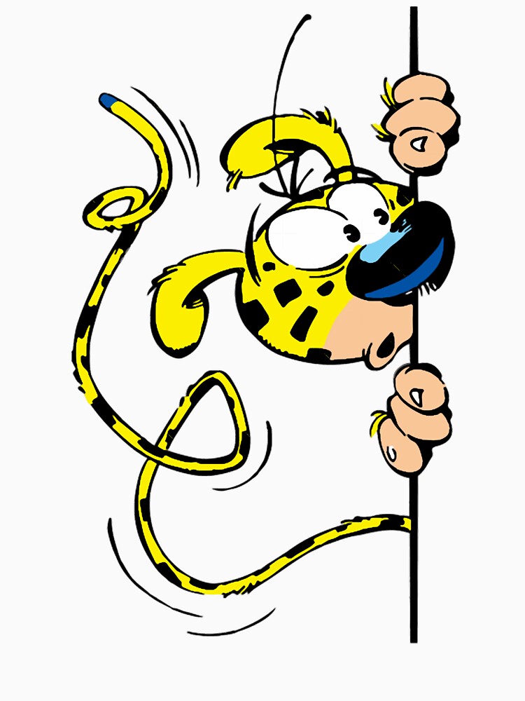 Marsupilami blue wall Gaston Lagaffe Movie Cartoon Color Big Ben Classic by oritoor58392