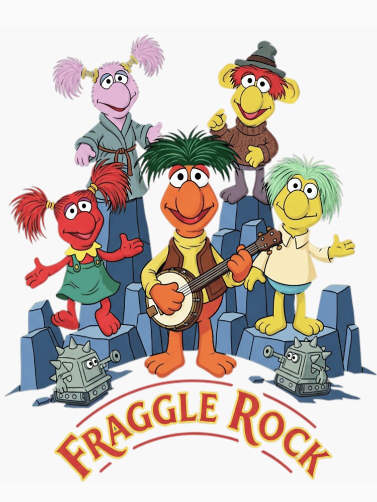 Fraggle Rock Band Group Retro Cartoon Graphic Design by ArmandinaAck1