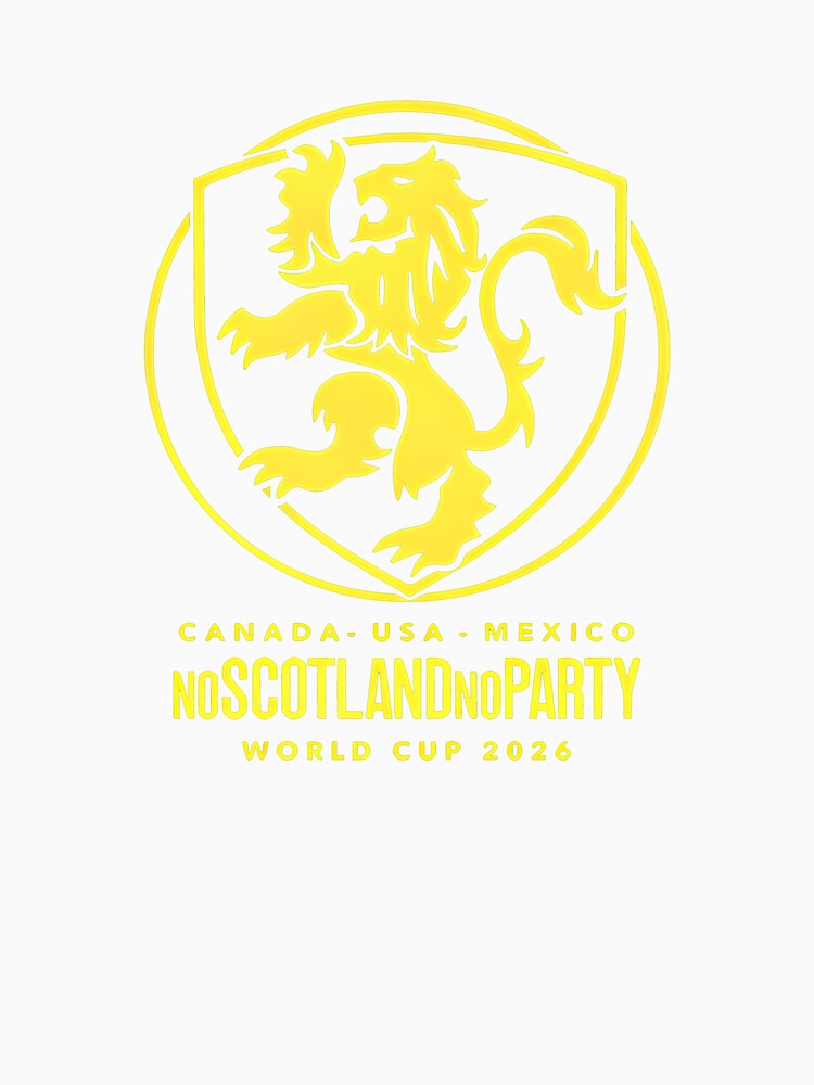 Scotland World Cup 2026 No Scotland No Party T-Shirt_83987455 by gidget-gadget