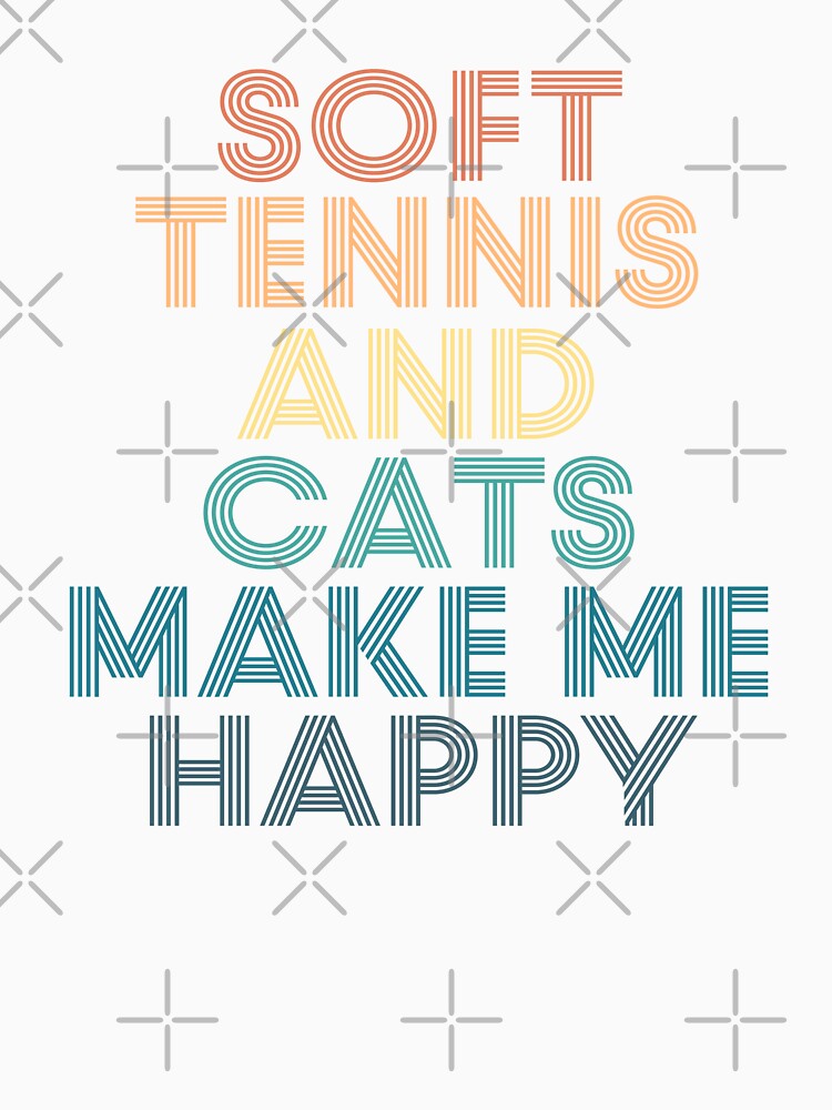 Soft tennis And Cats Make Me Happy by kindxinn
