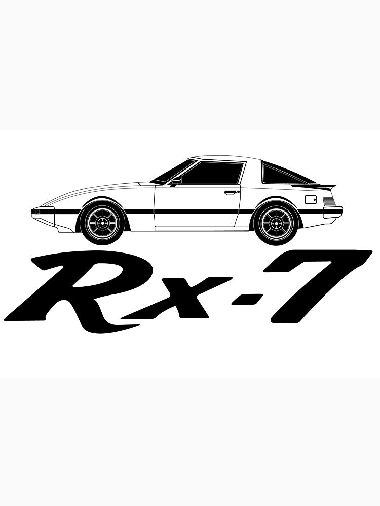 1978-1985 Mazda RX7 (FB) Monochrome side by Asolo99