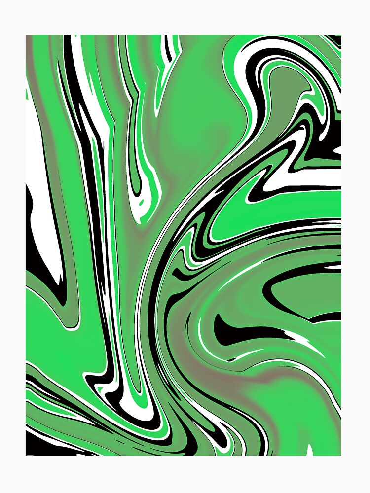 Green & Black Marble by Katherine Rilling