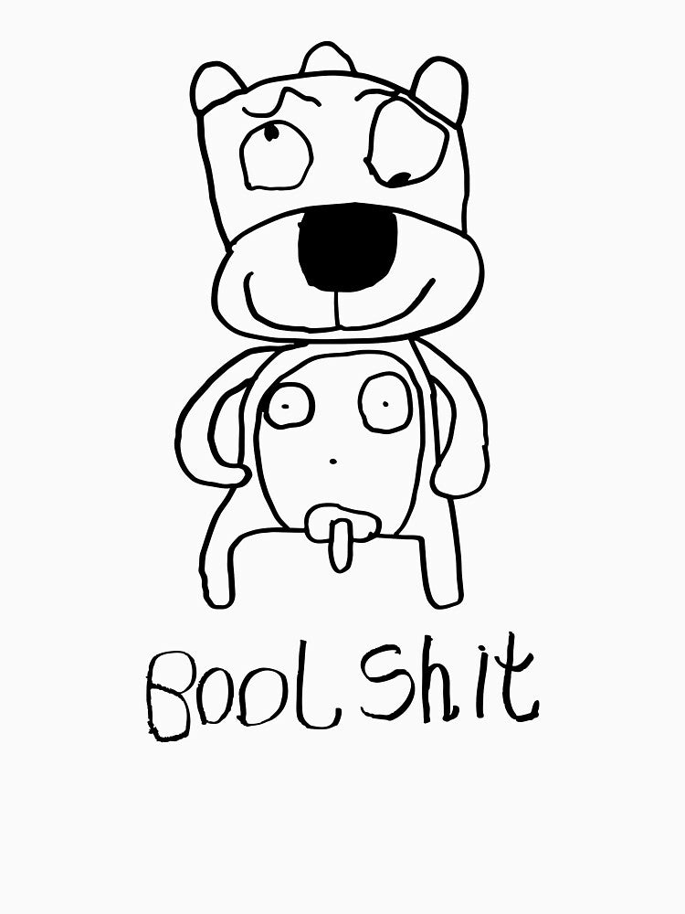 Pee-Pee Bear, Bool Shit - black by Bool-Shit-Ts