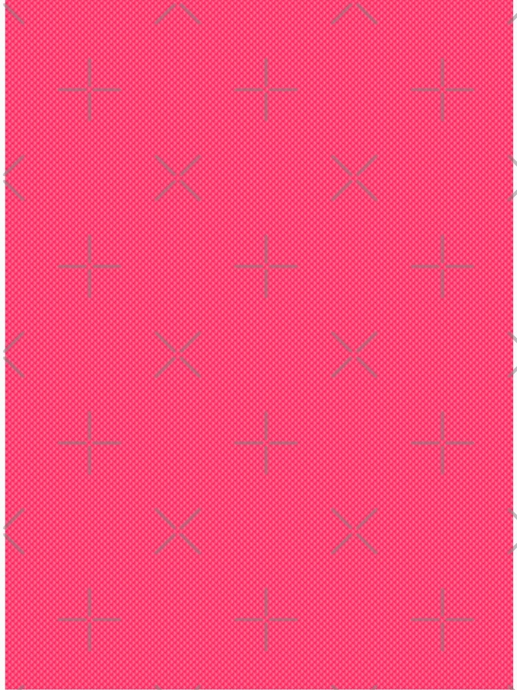 Solid Color Pink Hand Drawn with Pink Artist Gel Hand Drawn Novelty by Victoria Rose